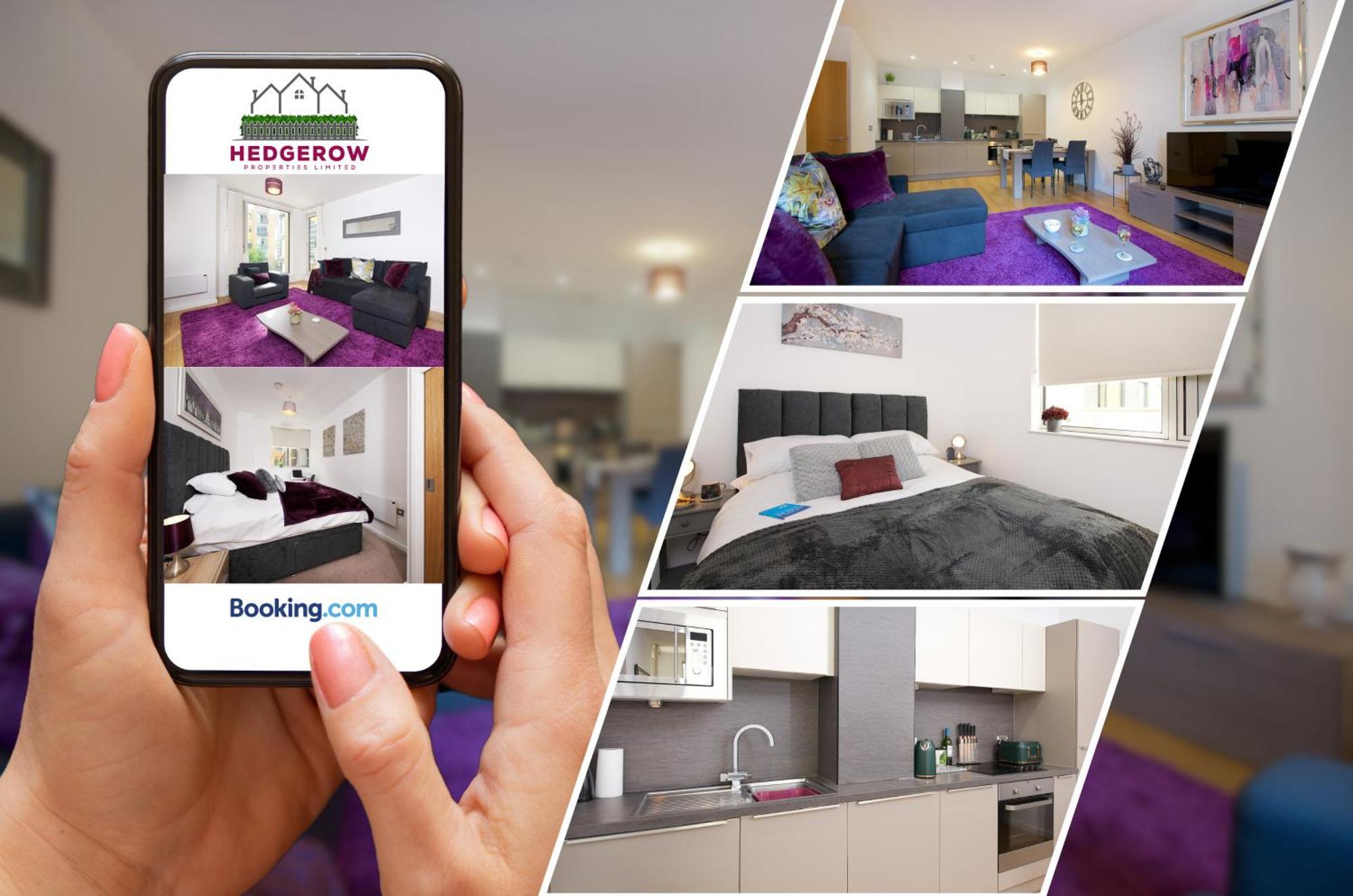 Premium Deals On Modern 2 -Bed 2-Bath Central City 122 High Street Flat For Movers & Pros By Hedgerow Manchester Luaran gambar