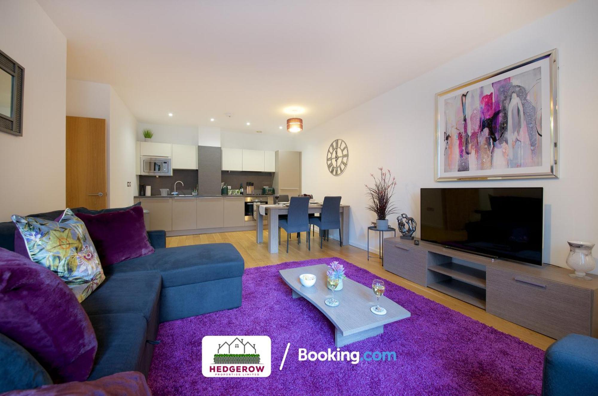 Premium Deals On Modern 2 -Bed 2-Bath Central City 122 High Street Flat For Movers & Pros By Hedgerow Manchester Luaran gambar